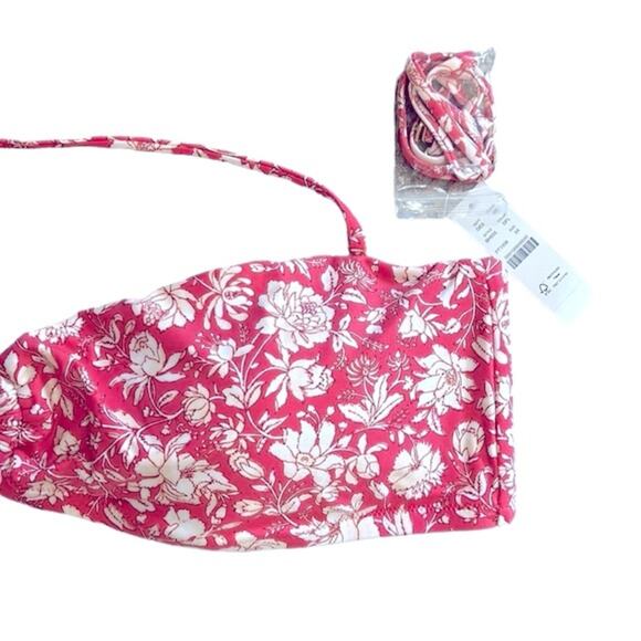 J.Crew Heritage O-ring bandeau bikini top in Tossed floral Women’s, Size 3X - Picture 3 of 6